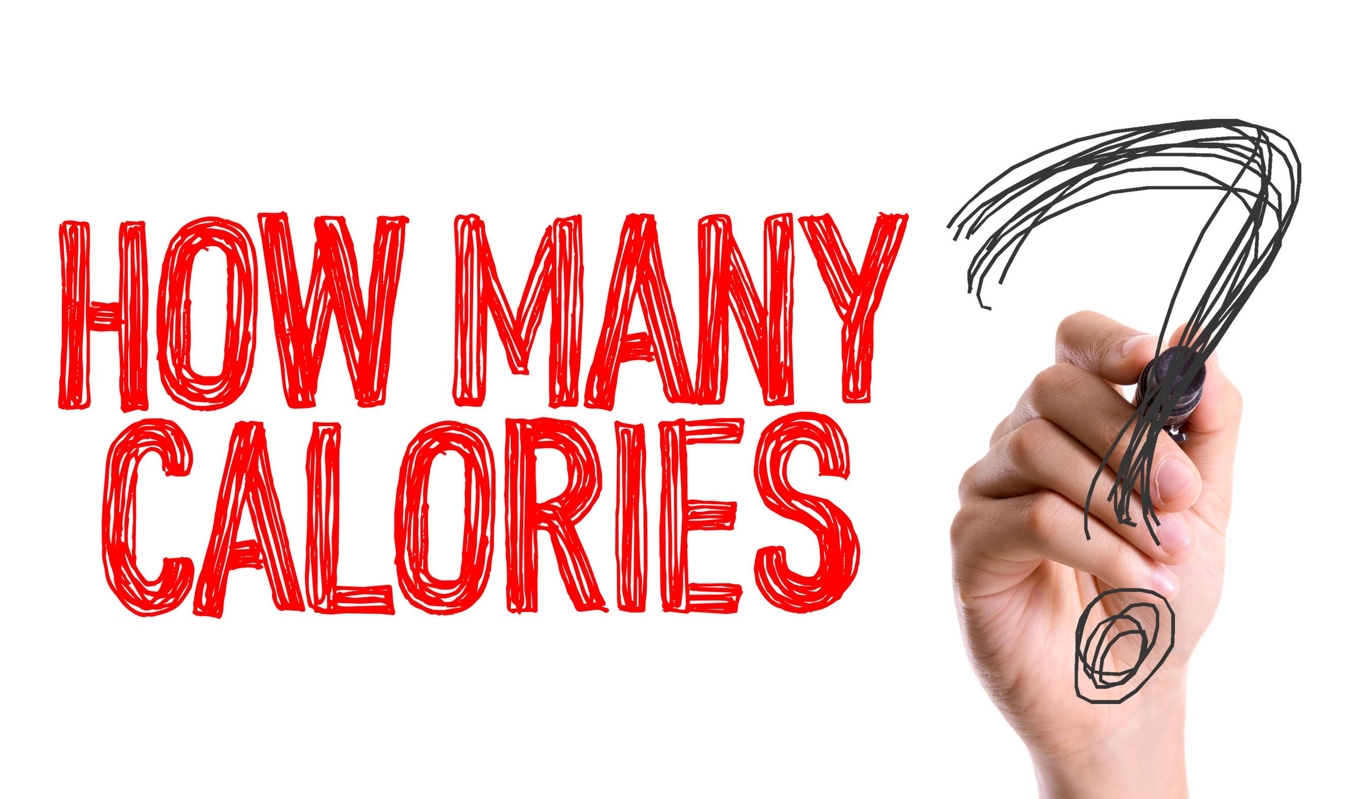 How many calories should a man have in a day?
